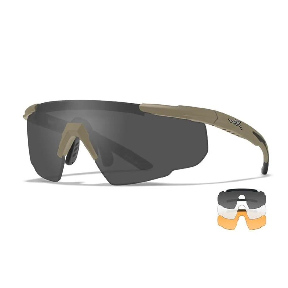 Wiley X Saber Advanced 3鏡裝射擊眼鏡 #Style WX308EW