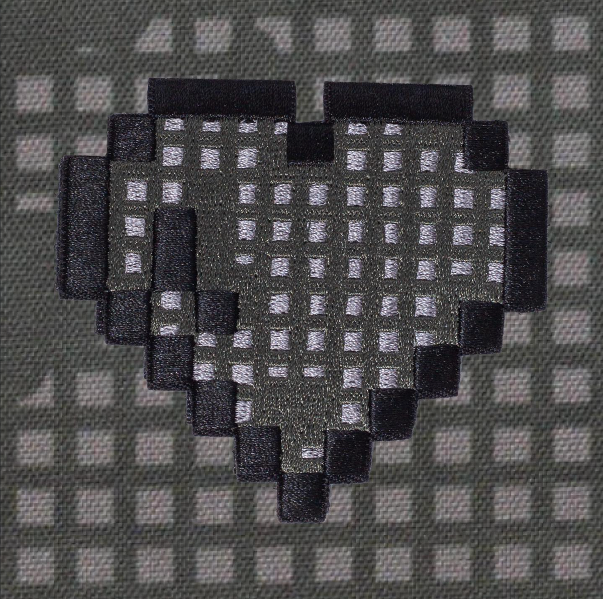 DarkHeartOps - DNC Heart Patch 夜間沙漠迷彩刺繡章
