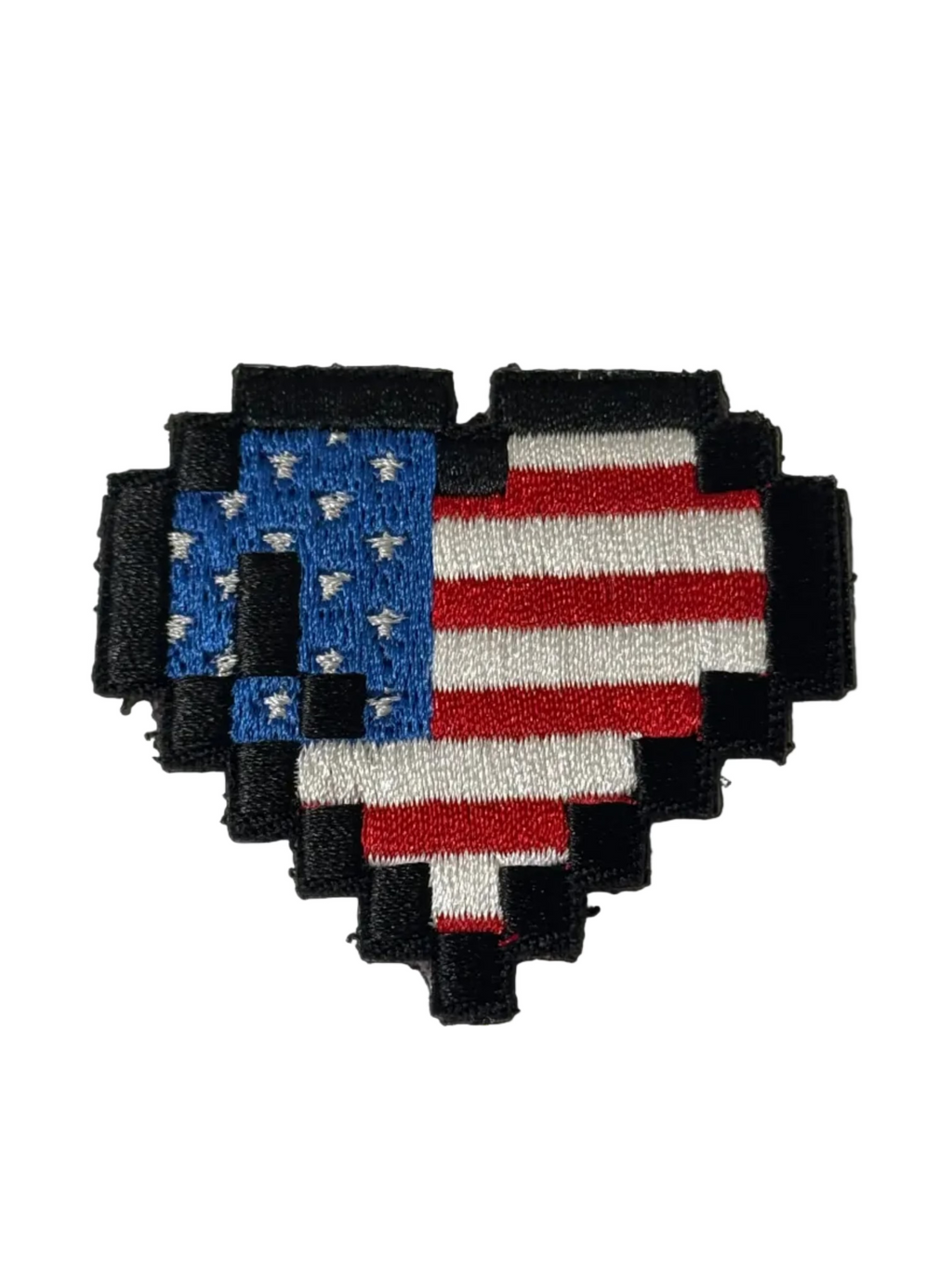 DarkHeartOps - Pixel Patriot Heart Patch 愛國心刺繡章