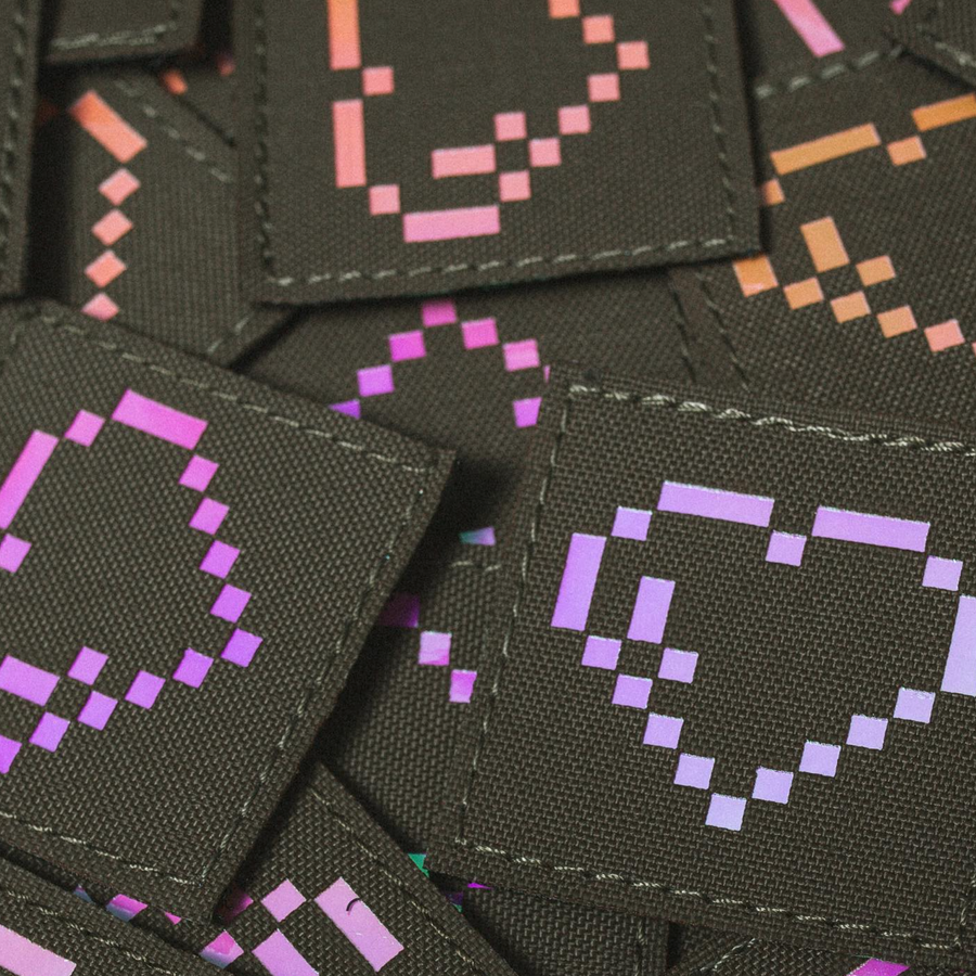 DarkHeartOps - Black Holo Patch 幻彩布章