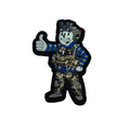 War Rig Logistics - Blue Flannel Daddy PVC moral patch 藍色法蘭絨Gear Boi 魔術貼PVC章